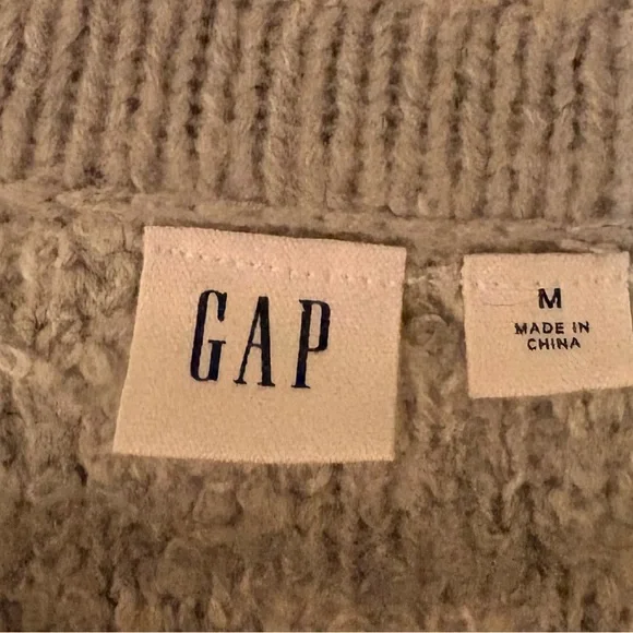 GAP Light Gray Button-Up Cardigan - Picture 2 of 3